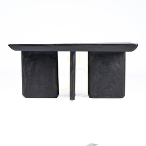 Coffee Table Obsidian Black 100x50x45 cm small 14
