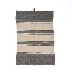 Kitchen Towel Linen Smudge Natural Black 50x70 cm small 6