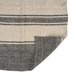 Kitchen Towel Linen Smudge Natural Black 50x70 cm small 7