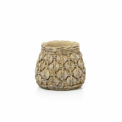 Check Concrete Planter M Handmade Knot Pot 18 cm 15.5 cm