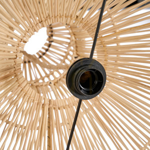 Pendant Light Matcha Whisk Natural Handmade S small 2