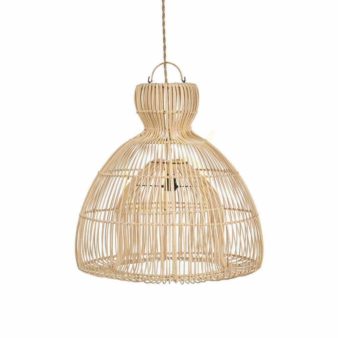 Pendelleuchte Matcha-Besen Natur S 50 cm Handmade Pendant Lamps