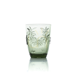 Green Water Glass 10 cm small 3