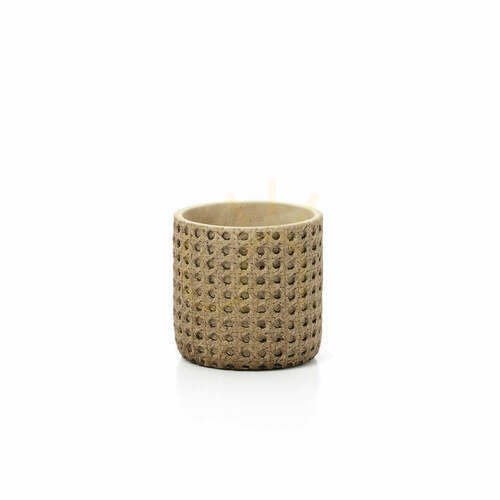 Check RattanRock Rattan Planter Pot Natural S 12.5 cm