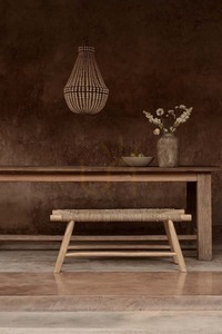 Teardrop Chandelier Natural Medium small 1