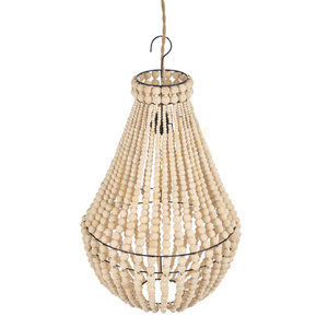 Teardrop Chandelier Natural Medium small 7