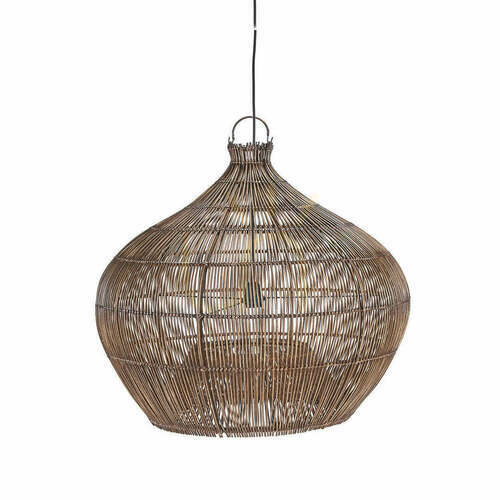 Check Pendant Light Desert Gourd Dark Walnut Medium