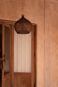 Pendant Light Desert Gourd Dark Walnut Small small 1