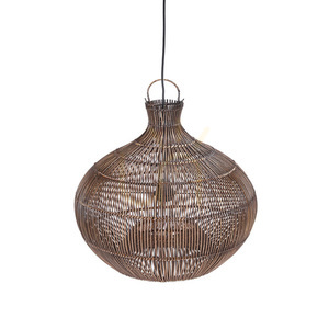 Pendant Light Desert Gourd Dark Walnut Small small 10