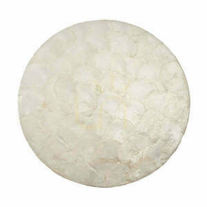 Mother of Pearl Coaster White 10x10 cm small 1