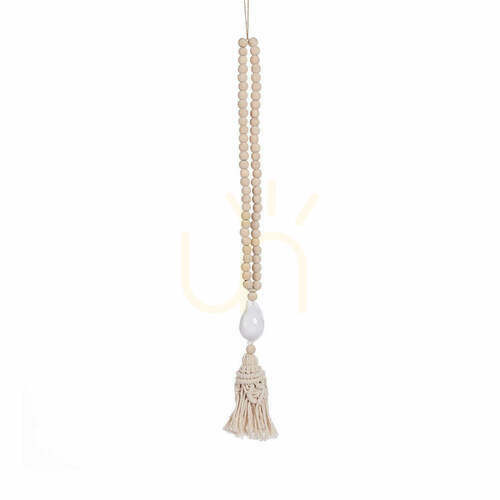Check Handmade White Ocean Whisper Necklace 70 cm