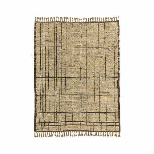 Check Handwoven Afghan Rug 320x258 cm Carpets & Runners