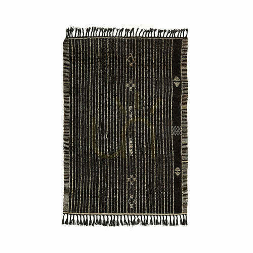 Check Handwoven Afghan Carpet 309 x 205 cm Handmade Rug Carpets & Runners #0533