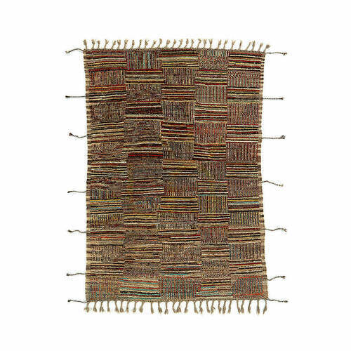 Check Handwoven Afghan Carpet 209x290 cm Carpets & Runners #0294