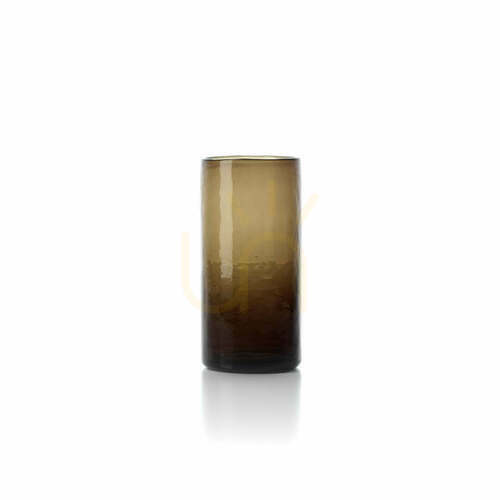 Check Charcoal High Tumbler L 13 cm