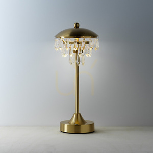 Bazar Bizar Chandelette CNCL001 LED table lamp, brass colour, 33.5 cm small 6