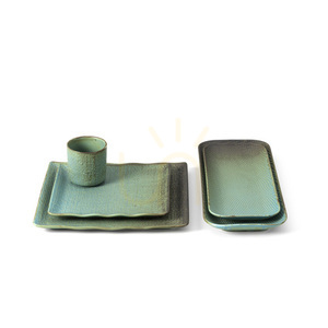 Rectangular Plate Lagoon Medium 12 x 30 cm small 5