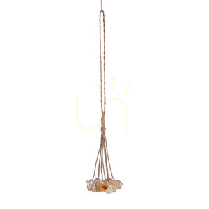 The Conch Shell Tassel decorative shell tassel, natural, 45 cm – handmade small 3