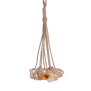 The Conch Shell Tassel decorative shell tassel, natural, 45 cm – handmade small 4