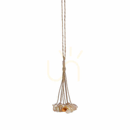 Check Conch Shell Tassel Natural Handmade Decorative Accessory 45 cm
