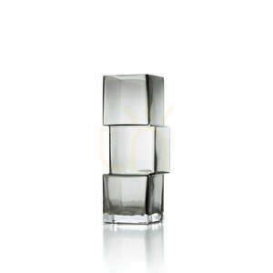 Vase Rummikub Dark Grey Glass Collection M small 0