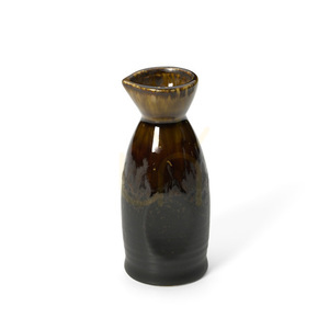 Bazar Bizar Merapi Ceramic Sake Carafe, Brown small 2