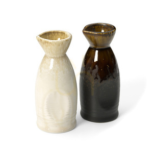 Bazar Bizar Merapi Ceramic Sake Carafe, Brown small 8