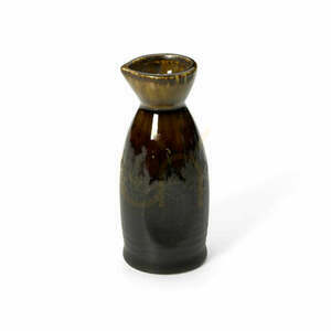 Bazar Bizar Merapi Ceramic Sake Carafe, Brown small 0