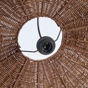 Bazar Bizar THE WAVE Dark Walnut L rattan pendant shade 103 cm small 7