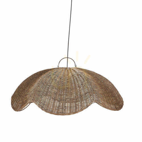 Check Pendant Light Wave Dark Walnut L