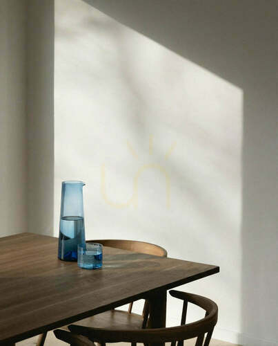Check Blue Hammered Low Tumbler