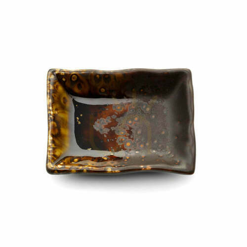 Check Appetizer Bowl Merapi Brown Small