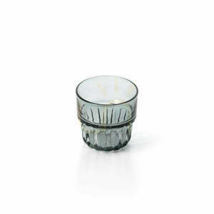 Faceted Tumbler Smoky Grey, 8.3 cm small 1
