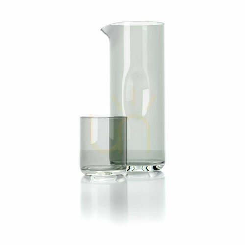Check Smoky Grey Pitcher Tumbler 10 cm