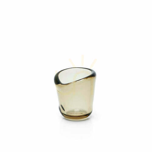 Check Candle Holder Charcoal Small