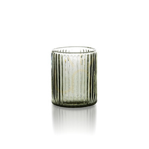 Bazar Bizar Ribbed Tumbler Charcoal, Smoked Glass 345 ml small 3