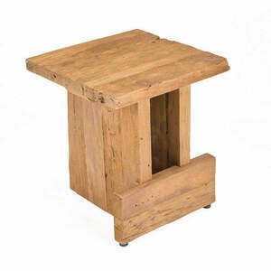 Suku Block Stool Natural 45 cm small 0