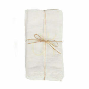 Bazar Bizar linen napkin white 45×45 cm INMAX001W-45X45 small 0