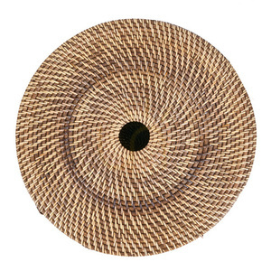 The Laundrilla Rattan Laundry Basket with Lid, Ø40 x 52 cm, Natural Brown small 8