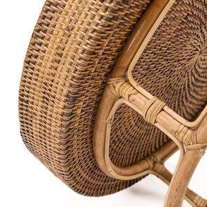 Rattan Tray Natural Brown 50x50x22 cm small 2