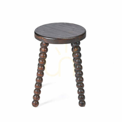 Check Dango Stool Dark Walnut 50 cm