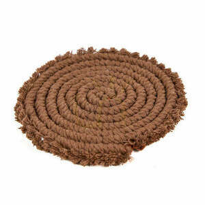 Cotton Coaster Dark Walnut small 1