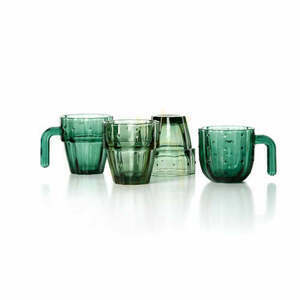 Cactus Glasses Set of 4 Green small 1