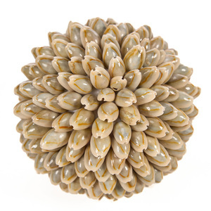 Bazar Bizar Oluolu Shell Ball M decorative ball, Ø 11 cm, white small 2