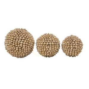 Bazar Bizar Oluolu Shell Ball M decorative ball, Ø 11 cm, white small 4