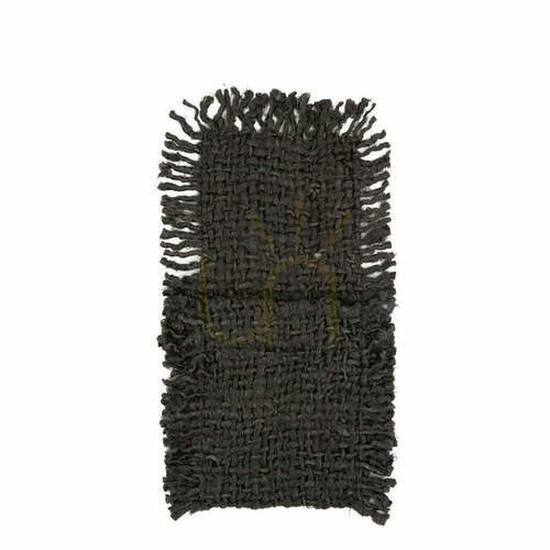 Check Cutlery Holder Black Navy