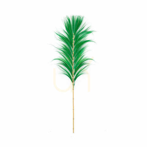 Check Decorative Leaf Wall Art Emerald Green 190 cm