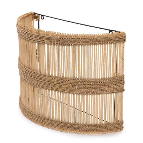 Check Doedoe Natural M rattan wall light