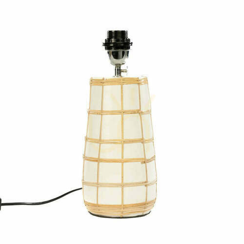 Check Molokai Table Lamp White Natural Handmade 51 cm