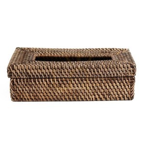 BAZAR BIZAR Rattan Classic Tissue Box Natural Brown 5 BAZAR BIZAR Rattan Classic Tissue Box Natural Brown small 5